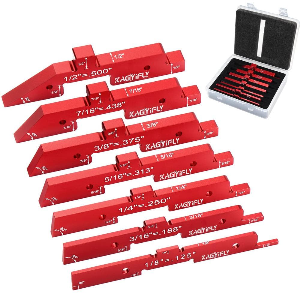 7-Pieces Aluminum Precision Setup Blocks, Router Table Setup Bars for Router Table Saw Accessories price history on PriceWatchPro