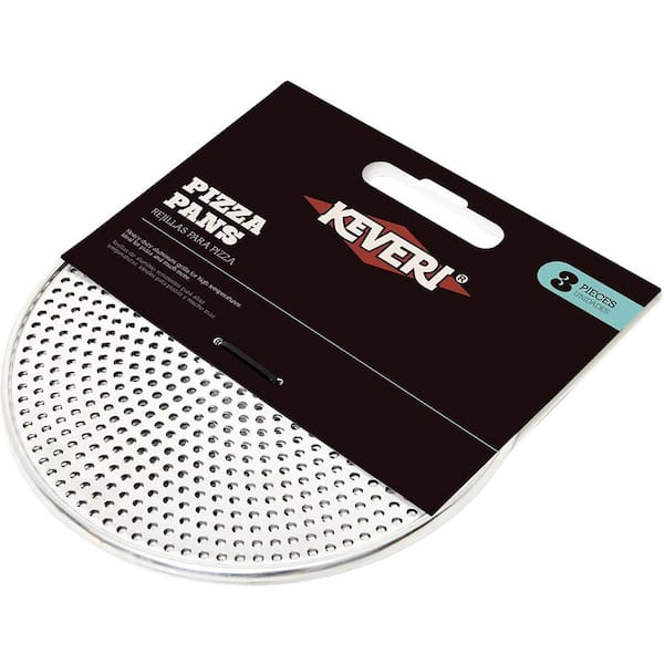 KEVERI 12 in. Pizza Pans (3-Pack)