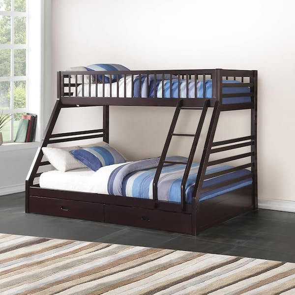 Acme Furniture Jason (XL) Brown Wood Frame Twin Platform Bed