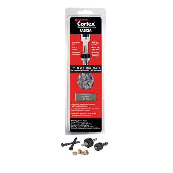 Cortex Hidden Fasteners FastenMaster Cortex for Fascia Hidden Fastening System for Trex Enhance ...