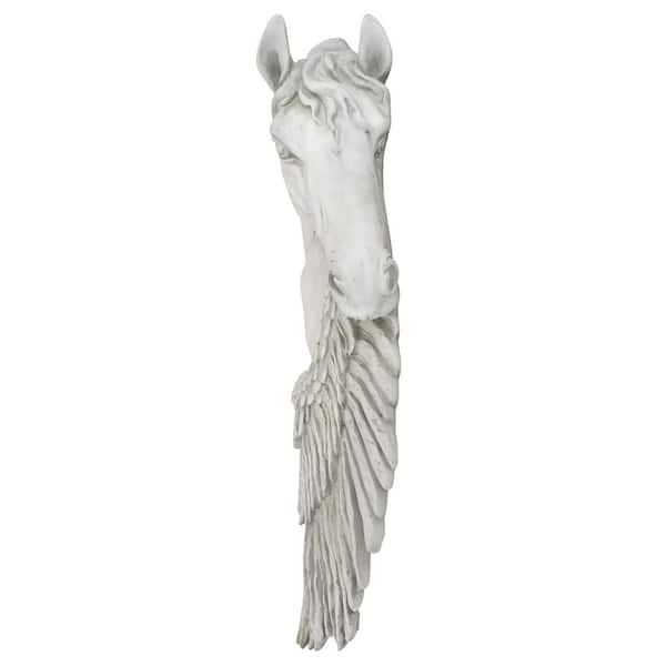 Design Toscano Wings of Fury Pegasus Horse Sculpture Wall Décor 