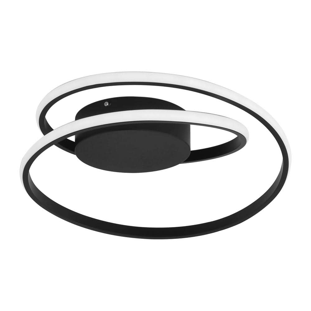 18.1 in. 1-Light Modern Linear LED Flush Mount Ceiling Lighting Fixtures