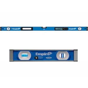 48 in. True Blue Digital Level with UltraView LED 9 in. Torpedo Level
