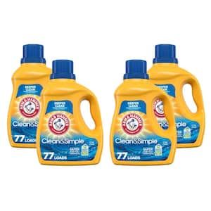 100.5 fl. oz. Clean and Simple Liquid Laundry Detergent, (77-Loads) (4-Pack)