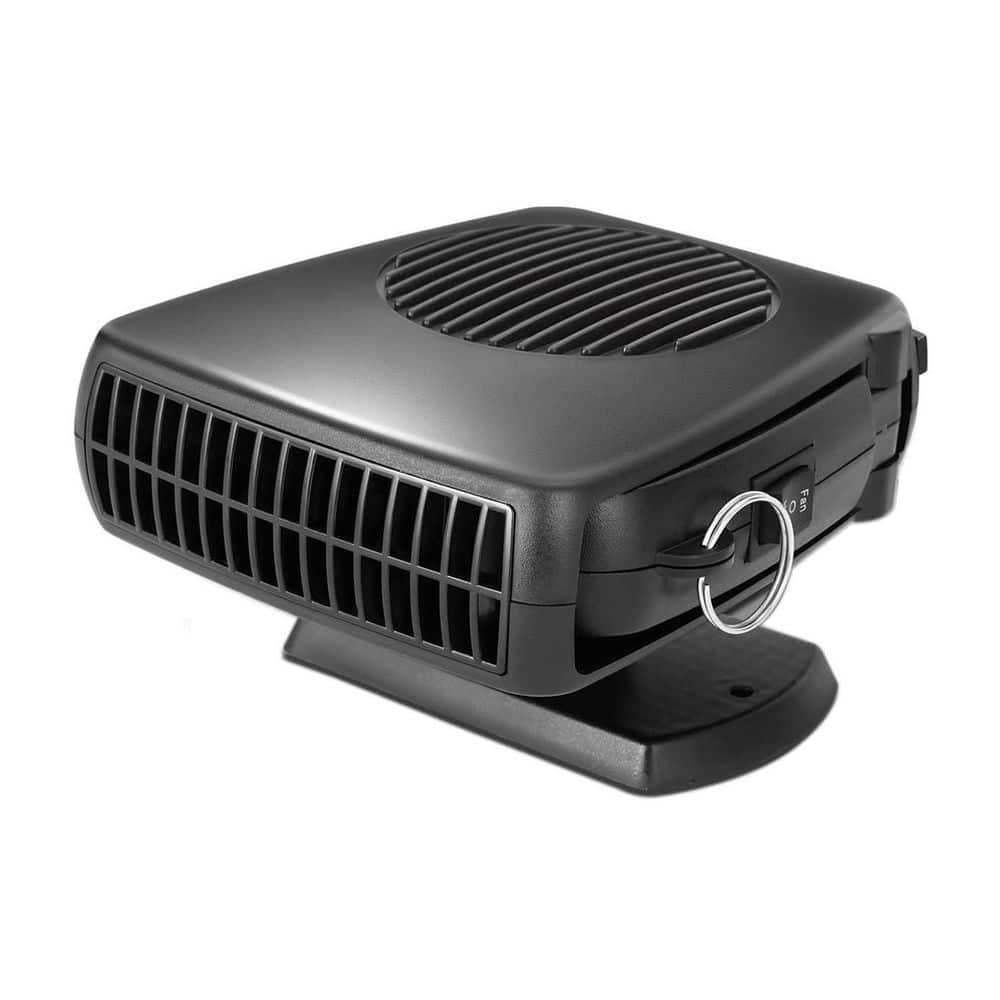200-Watt Black Indoor Electric Space Heater with Adjustable Wind Mode for Car Windshield Defogger, 2-in-1 Heat Cool Fan price history on PriceWatchPro