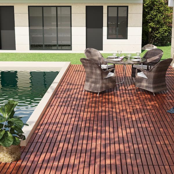 Click Wood Teak buy Wood Tiles Deck Tiles Patio Pavers