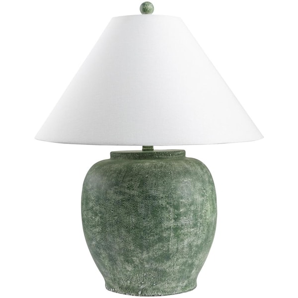Livabliss Forest FRT-002 26 in. H x 20 in. W x 20 in. D Accent Table Lamp, White