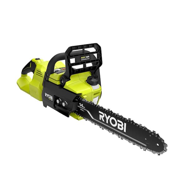 RYOBI 40V HP Brushless 14 in. Battery Chainsaw w/Extra Chain