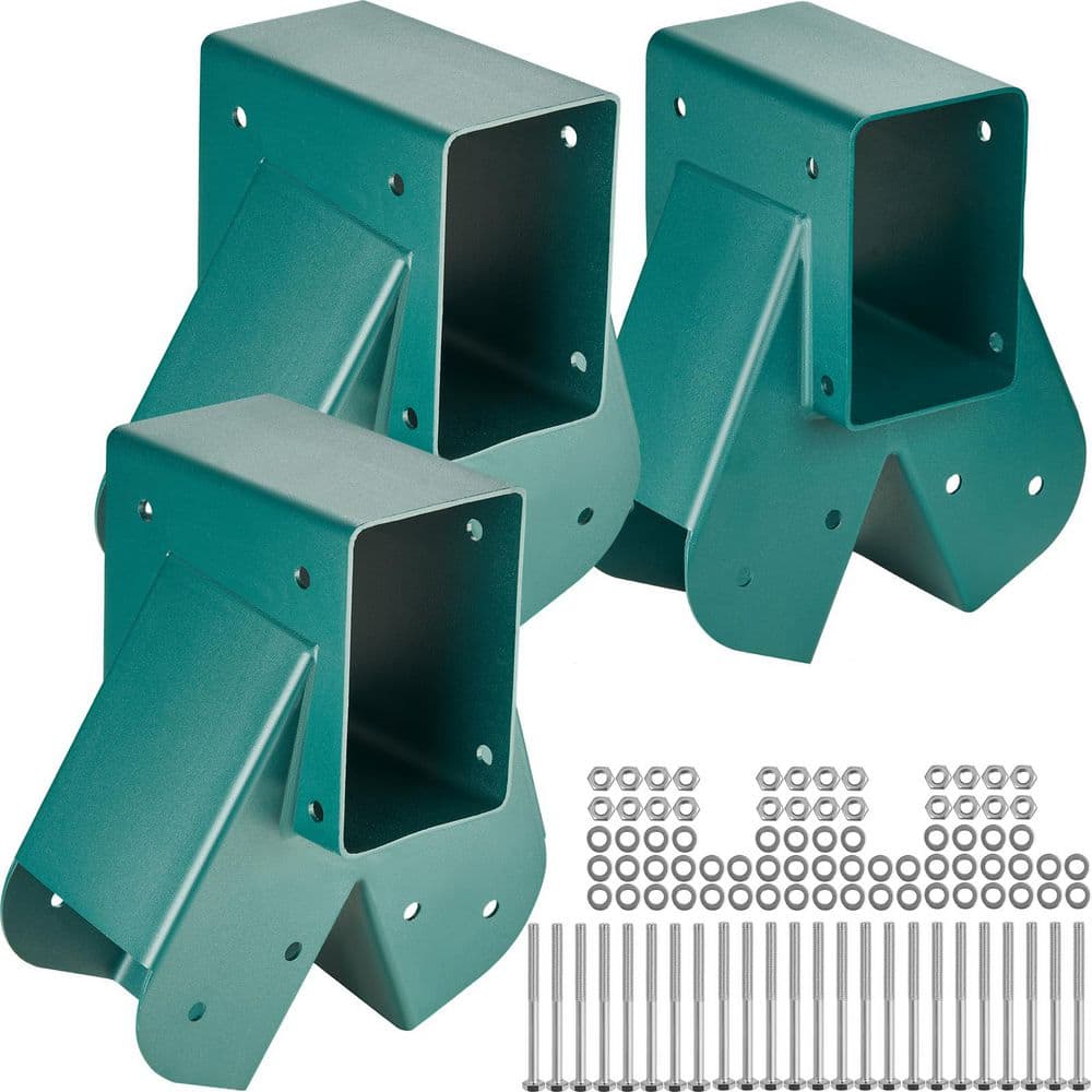 A-Frame Swing Set Brackets, Heavy Duty Carbon Steel 3-Pieces DIY Kit w/ Mounting Hardware for 4 x 4 Legs and 4 x 6 Beam price history on PriceWatchPro