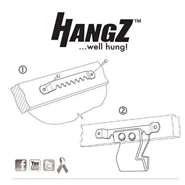 HangZ 20lb Canvas Sawtooth Hanger 20000, 20000B, 20001