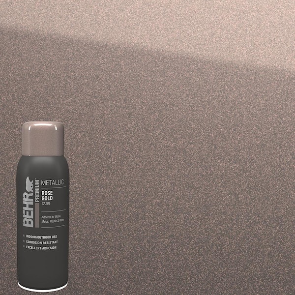 BEHR PREMIUM 11 oz. #SP-210 Rose Gold Metallic Satin Interior/Exterior  Spray Paint Aerosol B062444 - The Home Depot