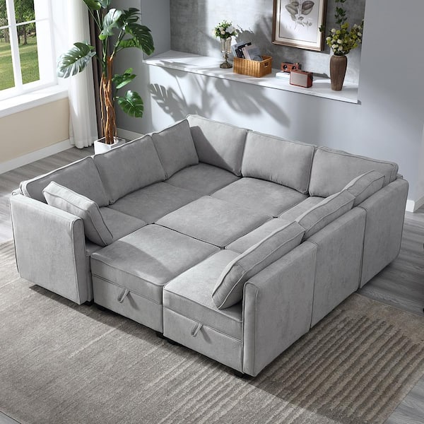 9 piece modular sectional sofa discount