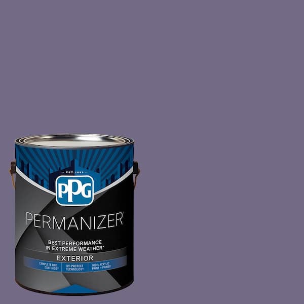 1 gal. PPG1174-6 Purple Rain Semi-Gloss Exterior Paint
