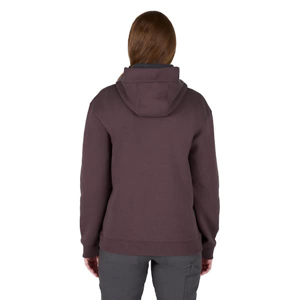 Milwaukee Women's Large Purple Midweight Cotton/Polyester Hoodie