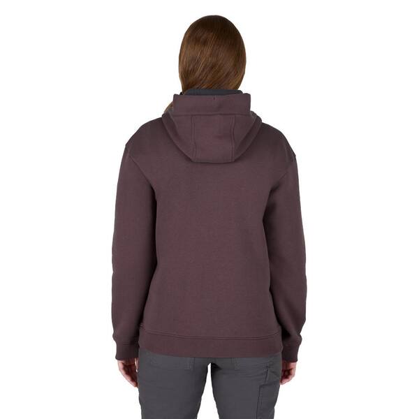 Milwaukee Women's Large Purple Midweight Cotton/Polyester Hoodie
