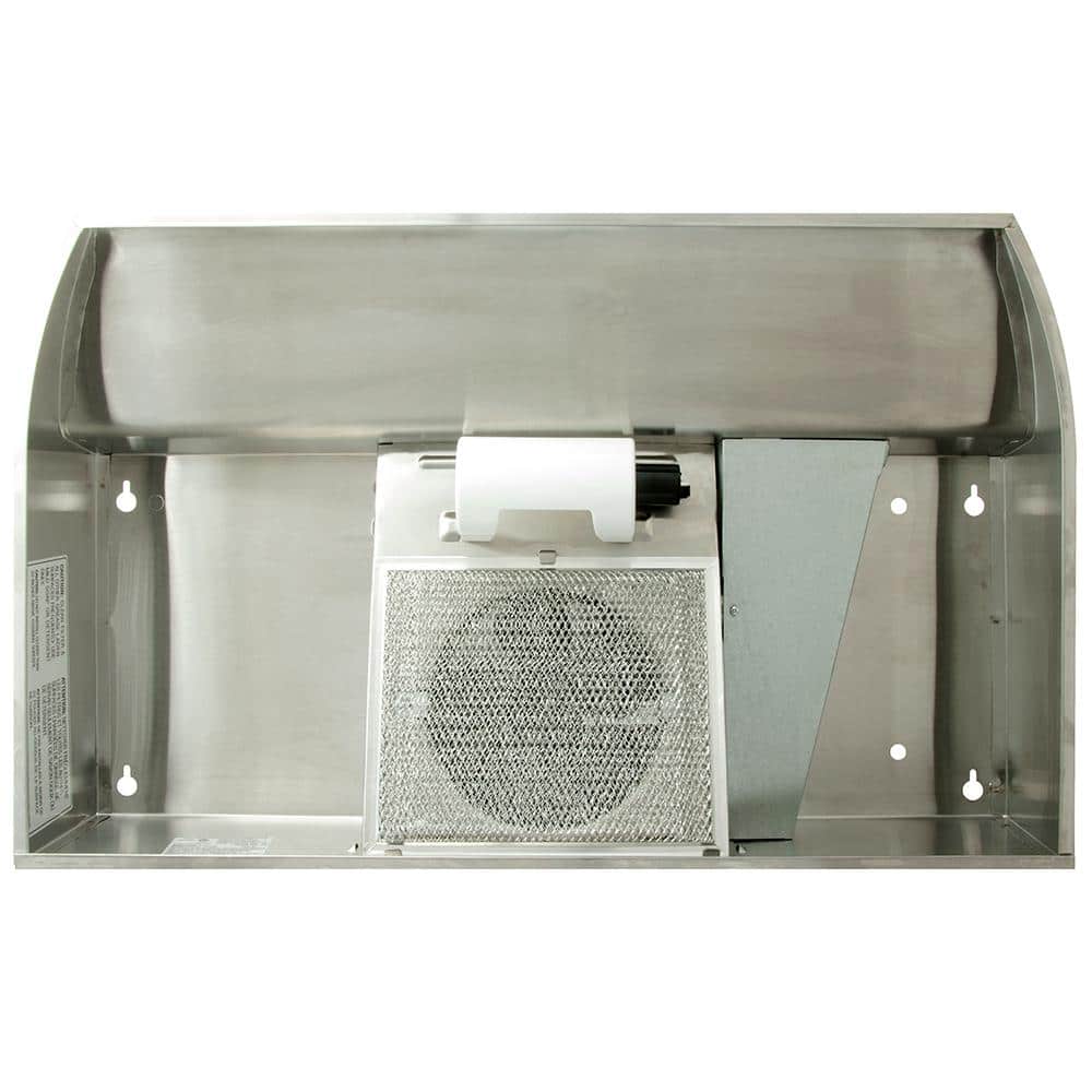 30" Stainless Steel Convertible Under Cabinet Range Hood