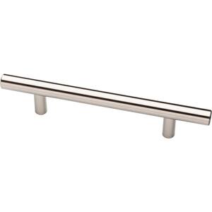 Simple Bar 5-1/16 in. (128 mm) Center-to-Center Cabinet Drawer Pull in Stainless Steel Finish (30-Pack)