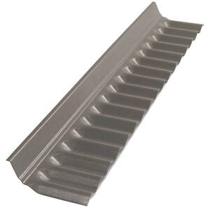 4 ft. Castle Grey Polycarbonate Roof Panel Wall Connector