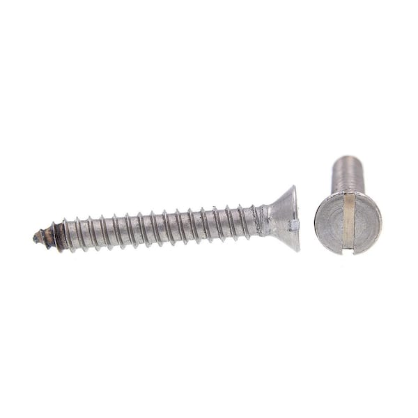 Pack of 25 Grade 18-8 Stainless Steel 12 X 1-1/2 in Self-Tapping Flat Head Phillips Prime-Line 9017515 Sheet Metal Screw 