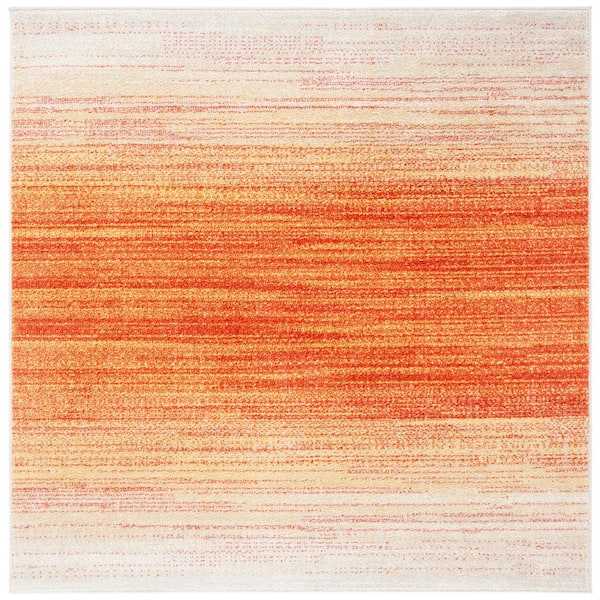 SAFAVIEH Adirondack Orange/Red 6 ft. x 6 ft. Gradient Square Area Rug