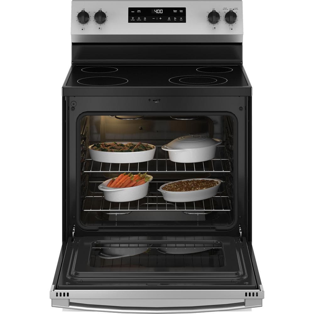 GE 30" Stainless Steel Free-Standing Electric Range with Sabbath Mode