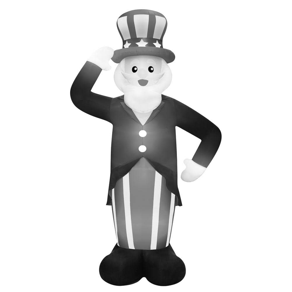 Giant 20ft Inflatable Uncle Sam in Red, White, and Blue