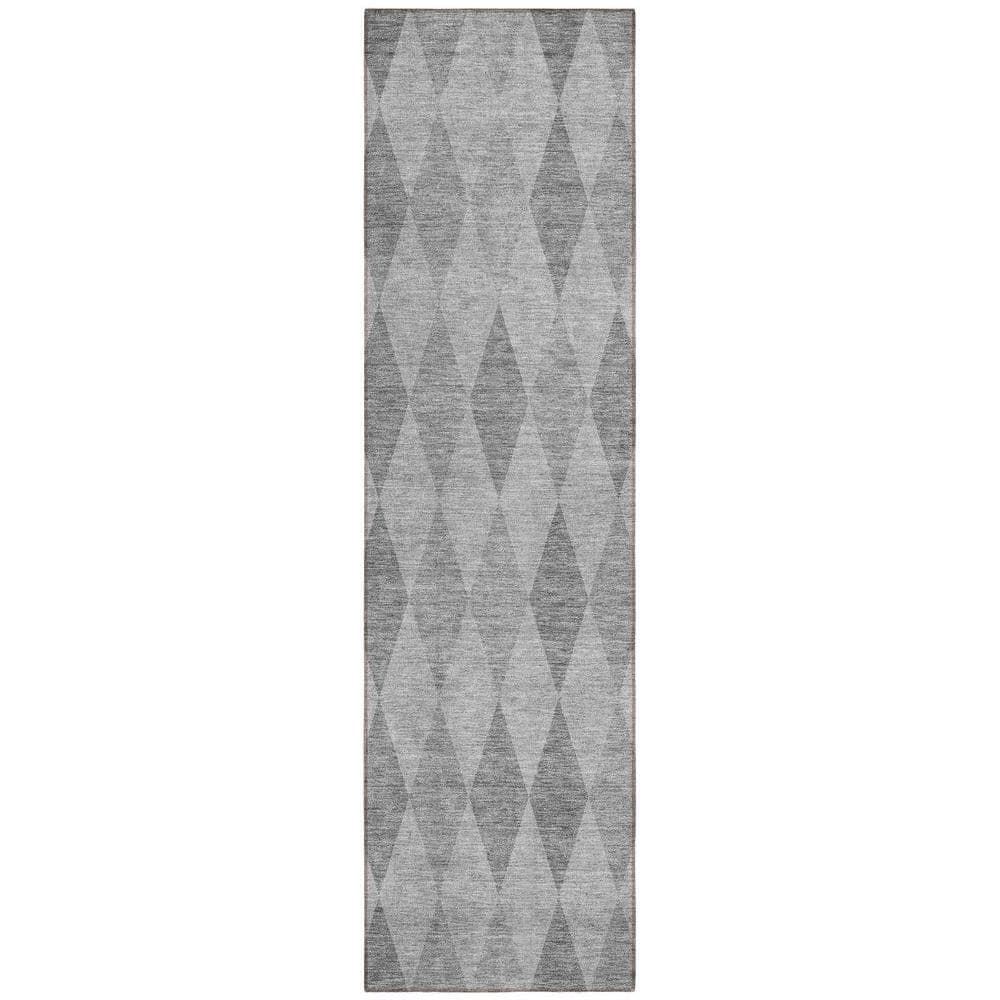 Denim Blue 2 ft. x 8 ft. Woven Geometric Runner Indoor/Outdoor Area Rug price history on PriceWatchPro