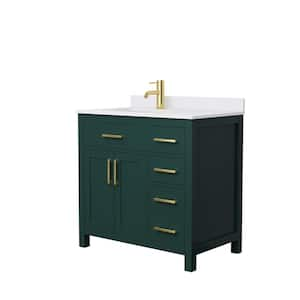 Wyndham Collection Beckett 60 in. W x 22 in. D x 35 in. H Single Sink ...