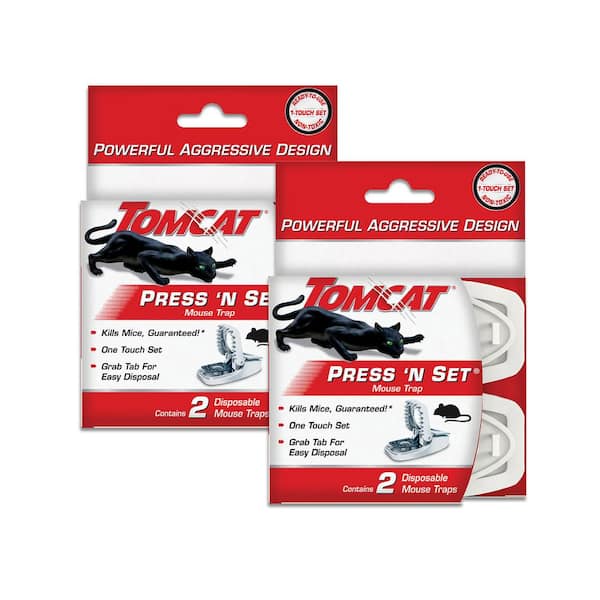 Tomcat 2Pk Press-N-Set Mousetrp - Bed Bath & Beyond - 12296280