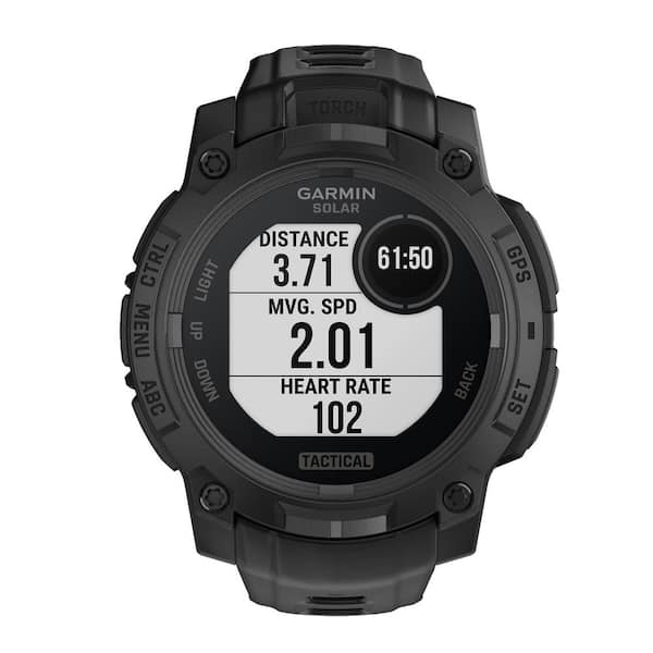 時計 GARMIN INSTINCT 3 DUAL POWER TACTICAL 45 Garmin Instinct 3-Tactical Edition 45-mm Solar GPS Smartwatch