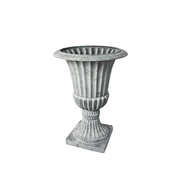 Algreen PRODUCTS Acerra 21.25 in. Dia x 30 in. H, Concrete Urn Planter