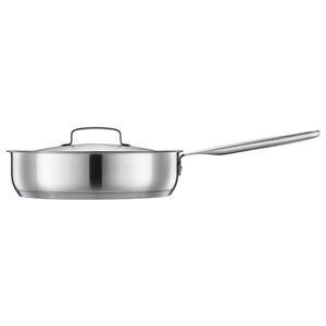 All Steel 3.38 qt. Stainless Steel Saute Pan with Lid (Single)
