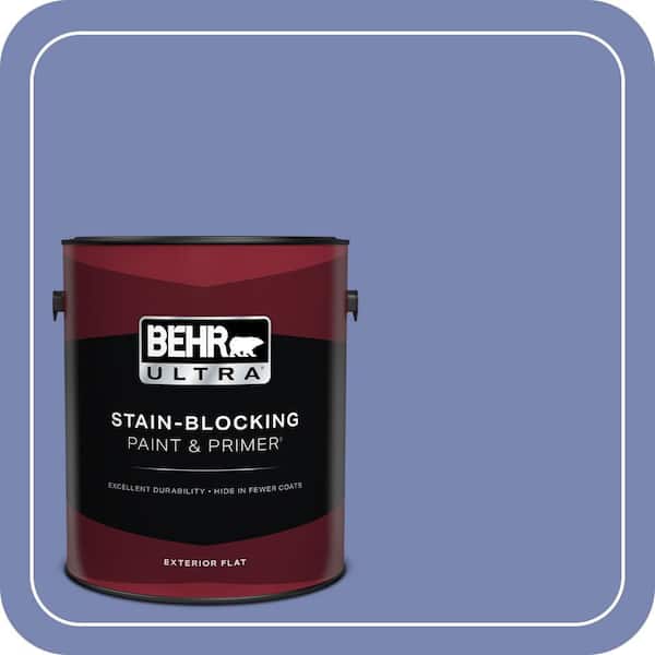 BEHR ULTRA 1 gal. #610B-5 Corsican Purple Flat Exterior Paint & Primer