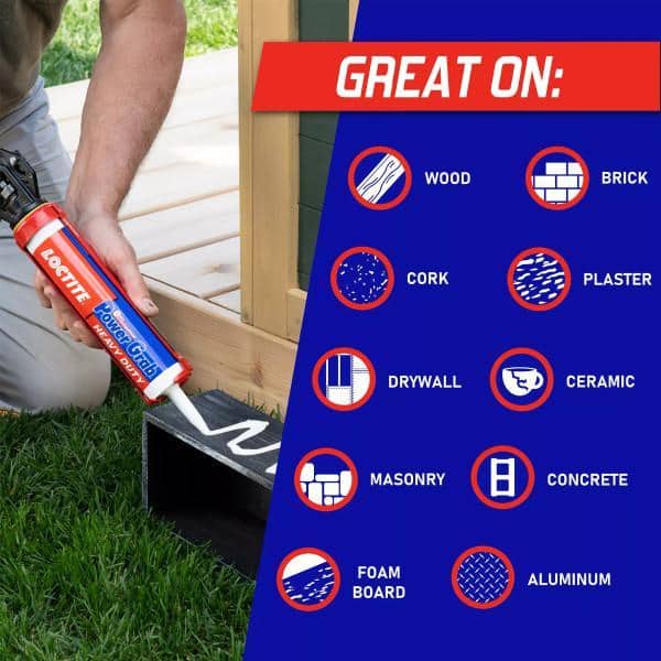 Power Grab Express 9 oz. Heavy Duty Construction Adhesive (4-Pack)