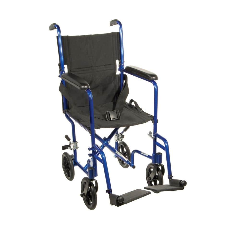 Solid Seat & Solid Back Wheelchair Cushion - Blue Chip On Sale Comforts Best