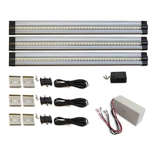 3-Piece Kit 12 in. Neutral White, Hard-Wired, Dimmable LED Kit, 4000K