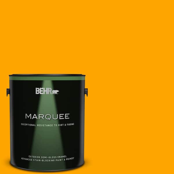BEHR MARQUEE 1 gal. #S-G-330 Instant Delight Semi-Gloss Enamel Exterior Paint & Primer