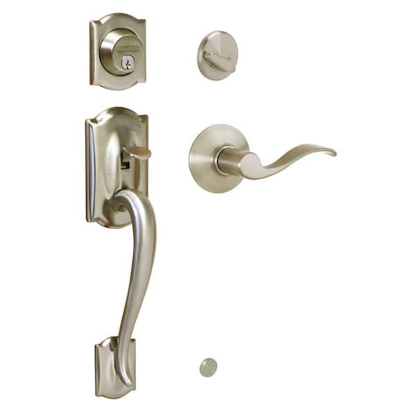 Camelot Single Cylinder Handleset and Accent Lever