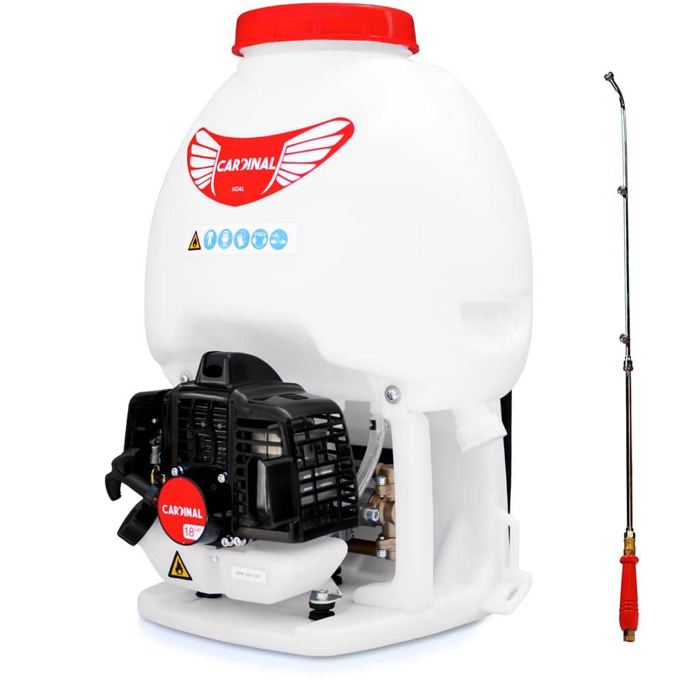 Cardinal 1.8 HP Gas Powered Backpack Sprayer for Pest Control and Sanitation