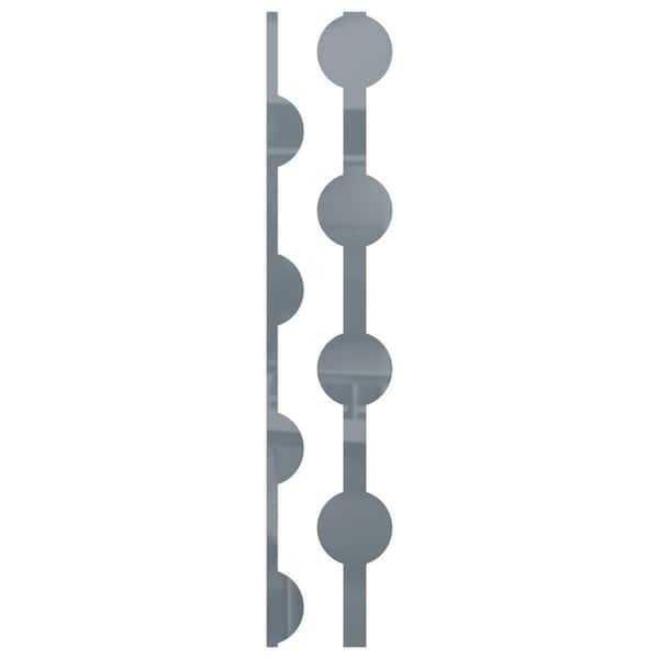 Ekena Millwork Pomeroy 0.125 in. T x 0.33 ft. W x 4 ft. L Dark Grey Acrylic Resin Decorative Wall Paneling 12-Pack