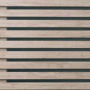 Marlow Brown Wood Slats Wallpaper Sample