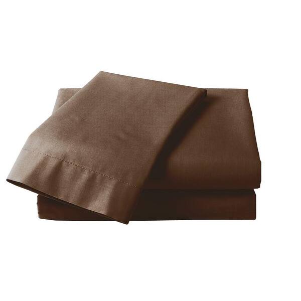 Lavish Home Coco 600 Count Cotton Sateen Queen Sheet Set (4-Piece)