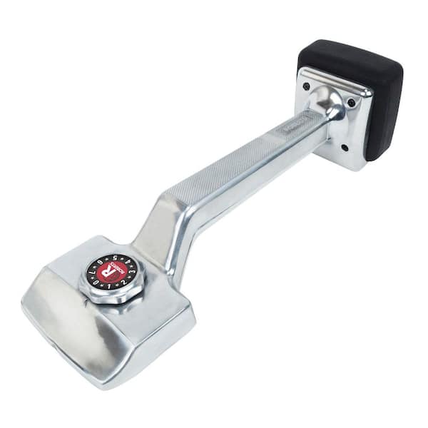 The General 5 in. W Silver Die-cast Aluminum Gel Core Knee Kicker Carpet Tool
