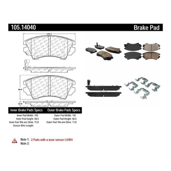Centric Parts Disc Brake Pad Set