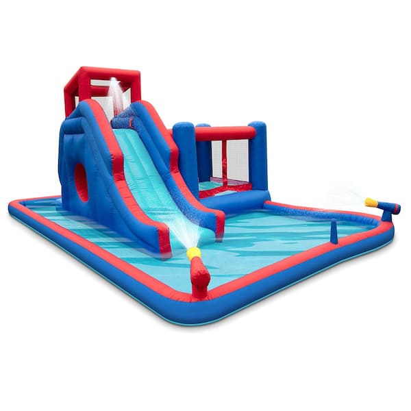 Inflatable Water Slide Outdoor Kids Pool Backyard Play Center Bounce House Park 
