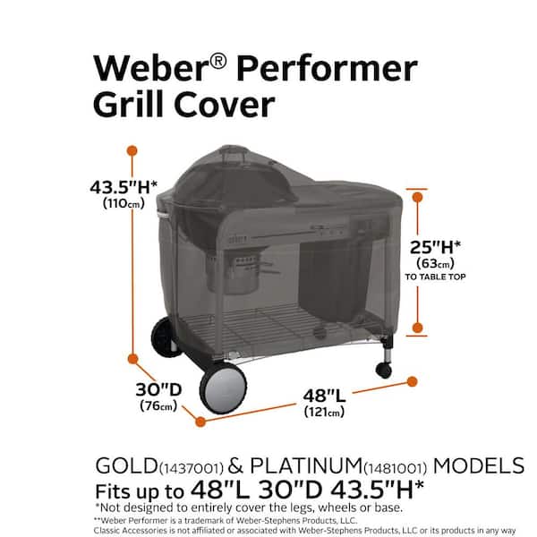 Ravenna Weber Performer BBQ Grill Cover
