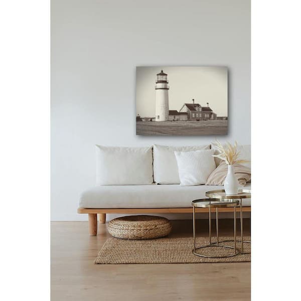 Highland Light Calotype  by  Grotto Studios 1 Piece Unframed Canvas Drawing Print  18 in. x 24 in.