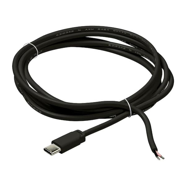 Disk Lighting 72 in. Black Power Cord