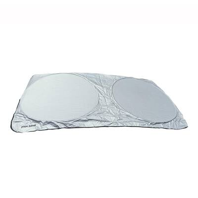 67.7 in. x 37 in. Car Windshield Sun Shade Made from Durable Reflective Polyester