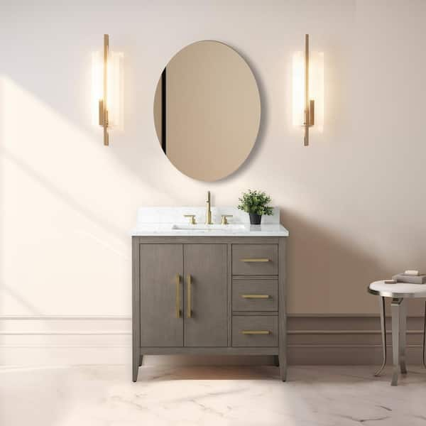 Vanity Art 36 in. W x 22 in. D x 34 in. H Single-Sink Bath Vanity in ...